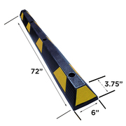 Electriduct Heavy Duty Rubber Parking Block Curbs SB-ED-PC-7320